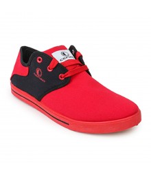 Cefiro Men Casual Shoes Fun01 Red Black CCS0007
